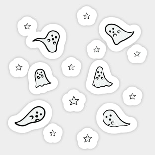 Cute ghosts Sticker